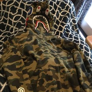 Bape shark hoodie